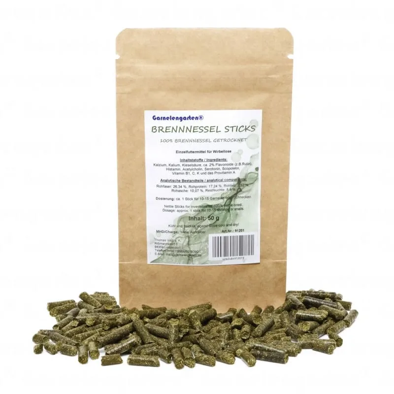 Sticks de Urtiga, 50 g (null) - Comprar em Portugal | ShrimpNexus